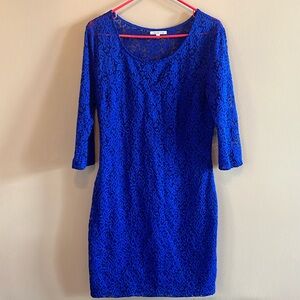 Blue Lace Dress